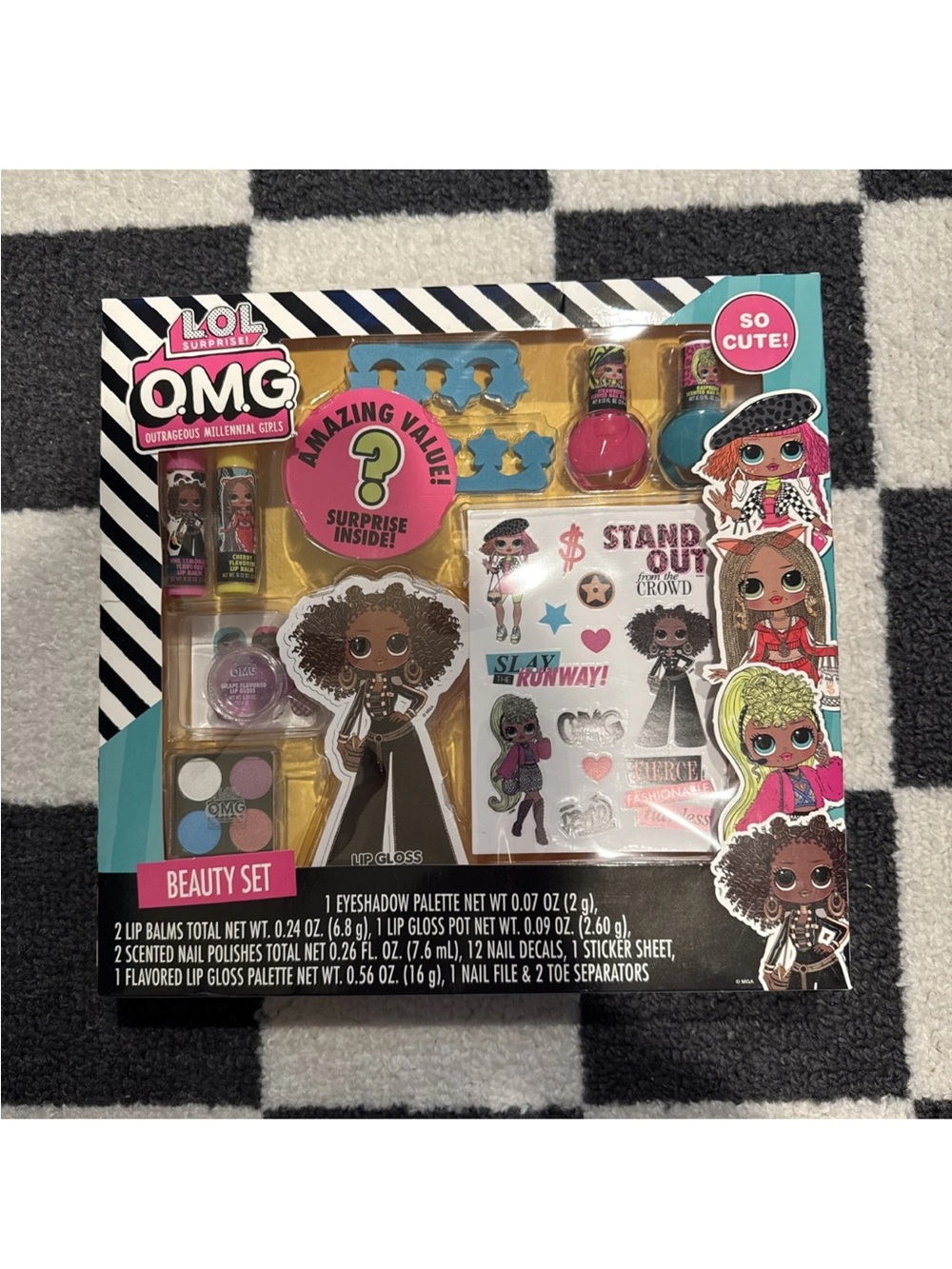 L.O.L. Surprise! Beauty Set - Teal, Black, Pink